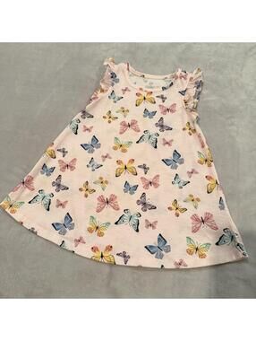 Baby GAP 4 Years Butterfly Print Sleeveless Dress